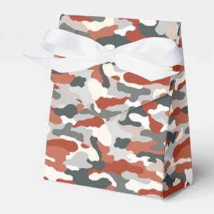 Caixinha De Lembrancinhas Camuflagem de Outono