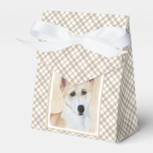 Caixinha De Lembrancinhas Canaan Dog Painting - Arte de Cachorro Original