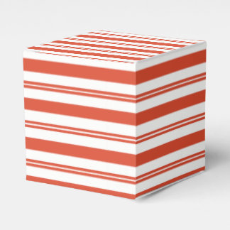 Caixinha De Lembrancinhas Candy Cane Chorus-Big Stripe Horizonal Gift Box
