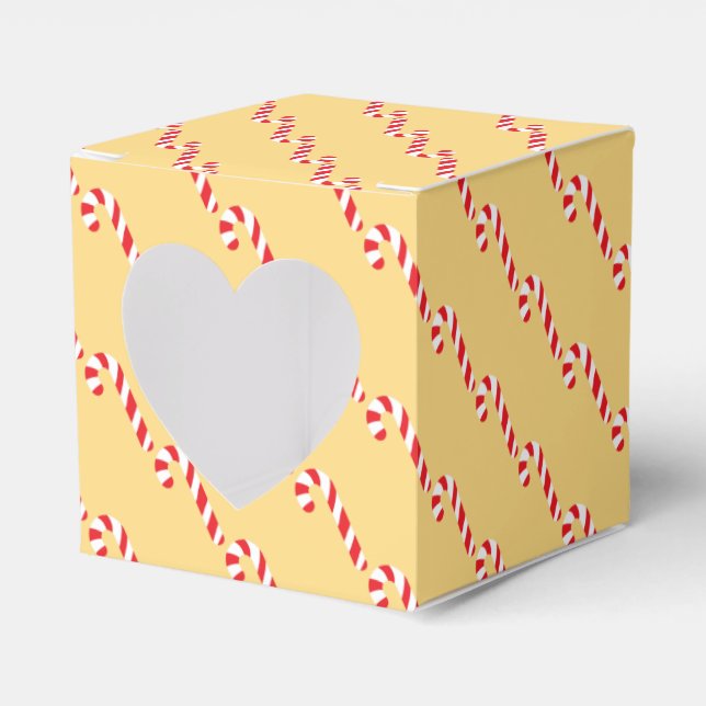 Caixinha De Lembrancinhas Candy Cane Favor Box (Frente)