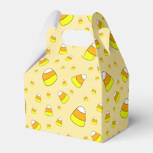 Caixinha De Lembrancinhas Candy Corn Pattern Halloween