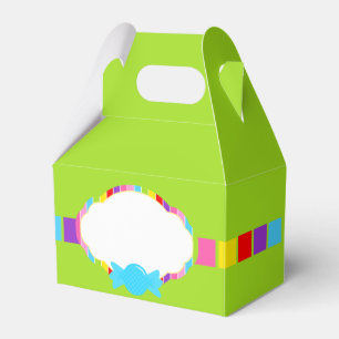 Caixinha De Lembrancinhas Candyland Verde Inspirou Boxes de Favor do Tratado