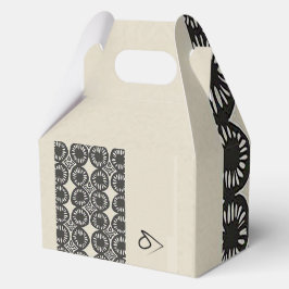 Caixinha De Lembrancinhas Caribe sofisticado e africano minimalista