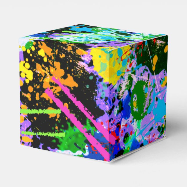 Caixinha De Lembrancinhas Carnaval de grafite (Verso)