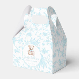 Caixinha De Lembrancinhas Carneiro de ursinho chá de ursinho azul