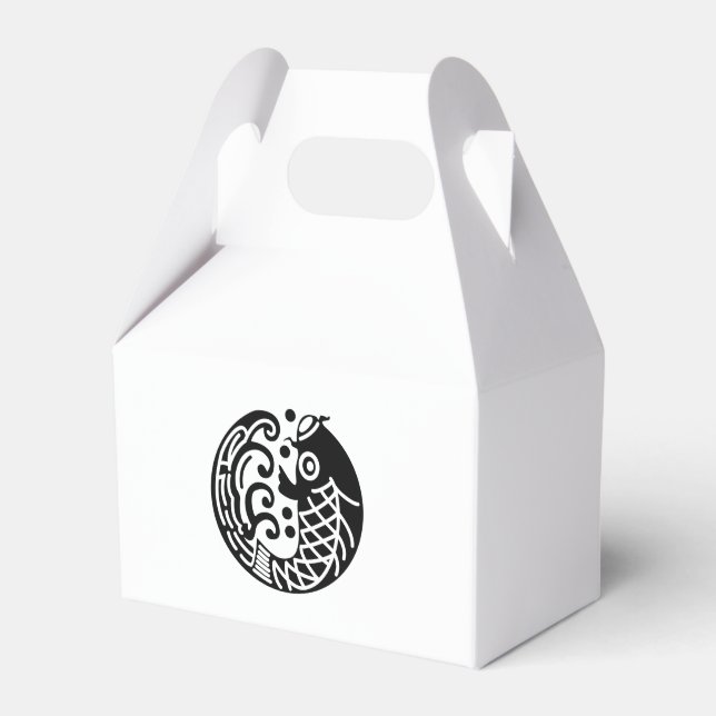 Caixinha De Lembrancinhas Carpa e onda (Frente)