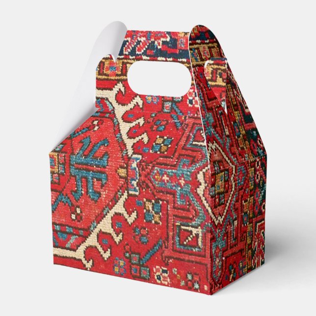 Caixinha De Lembrancinhas Carpete Persa Turco Oriental Antiquado (Frente)