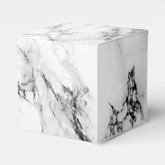 Caixinha De Lembrancinhas Carrara Marble Favor Box (Frente)