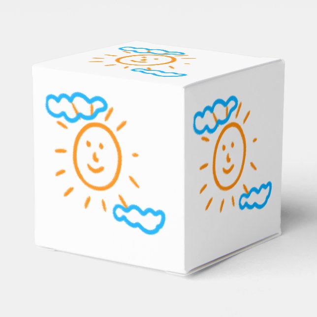 Caixinha De Lembrancinhas Carregar Crianças de Desenho Transformando Trabalh (Verso)