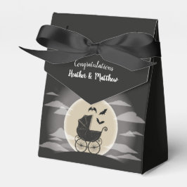 Caixinha De Lembrancinhas Carruagem de Halloween do Chá de fraldas Gótico