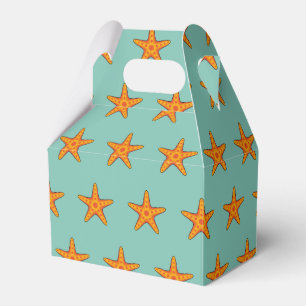 Caixinha De Lembrancinhas Cartografia de Starfish Laranja-Corte