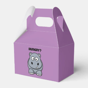 Caixinha De Lembrancinhas Cartoon Hippo Funny Kids Hippopotamus