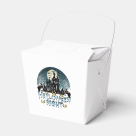 Caixinha De Lembrancinhas Casa Assombrada, Noite Assustadora do Halloween