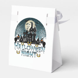 Caixinha De Lembrancinhas Casa Assombrada, Noite Assustadora do Halloween