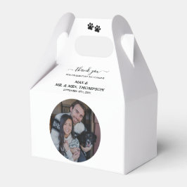 Caixinha De Lembrancinhas Casal de Foto Moderno Casado Cachorro de Pet Meus