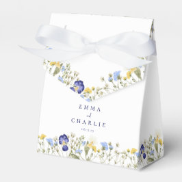 Caixinha De Lembrancinhas Casamento Boêmian elegante Pastel Wildflower
