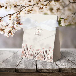 Caixinha De Lembrancinhas Casamento Boho de Flores Silvestres