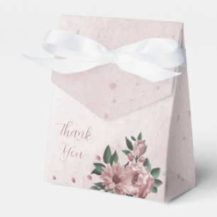 Caixinha De Lembrancinhas Casamento botânico bonito de flores rosa