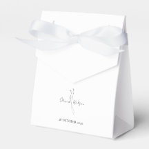 Casamento Botânico Minimalista Elegante Branco