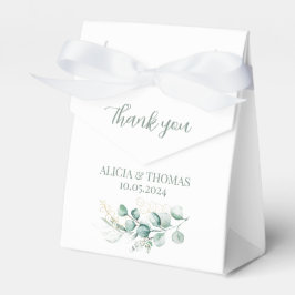 Caixinha De Lembrancinhas Casamento Botânico Verde Eucalyptus Sage