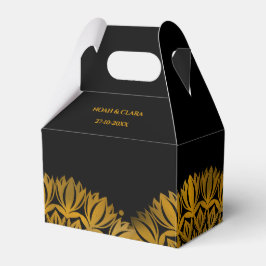 Caixinha De Lembrancinhas Casamento clássico de luxo elegante com mandala tr