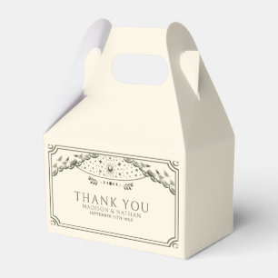 Caixinha De Lembrancinhas Casamento com Cartões Gothic Tarot Elegantes