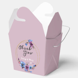 Caixinha De Lembrancinhas Casamento com Círculo Lavendra