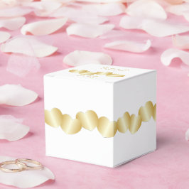 Caixinha De Lembrancinhas Casamento com cores Douradas Design