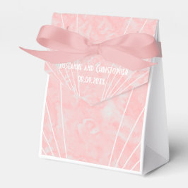 Caixinha De Lembrancinhas Casamento com Design de Arte Marble Rosa