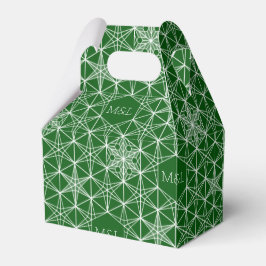 Caixinha De Lembrancinhas Casamento com Floco de Neve estilo Japandi