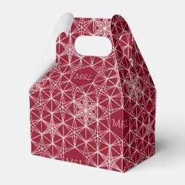 Caixinha De Lembrancinhas Casamento com Floco de Neve estilo Japandi