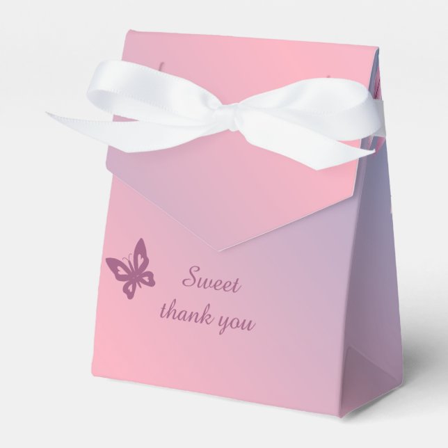 Caixinha De Lembrancinhas casamento com sakura pastel cherry (Frente)