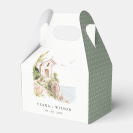 Caixinha De Lembrancinhas Casamento da Igreja Católica Simples Costeira