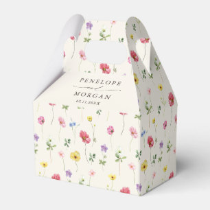 Caixinha De Lembrancinhas Casamento de Campo de Flor Chic Floral Rustic Chic