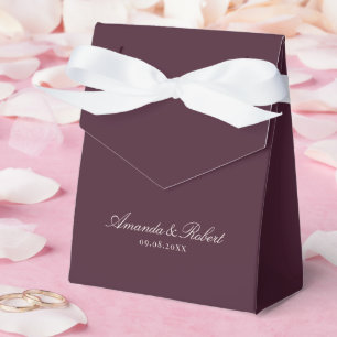 Caixinha De Lembrancinhas Casamento de Cereja Caligrafia Elegante