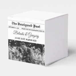 Caixinha De Lembrancinhas Casamento de Fotos Brancas e Negras