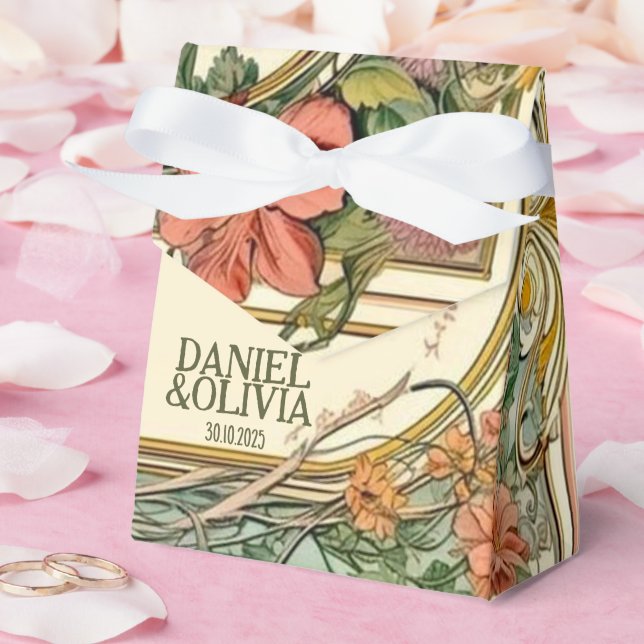 Caixinha De Lembrancinhas Casamento de fronteira vitoriana do Ornamentado (Casamento)