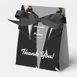 Caixinha De Lembrancinhas Casamento de Homens Gay Modernos Elegantes