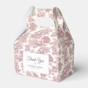 Caixinha De Lembrancinhas Casamento de Horros Rosa-Rosa-Rosa-Picante Elegant