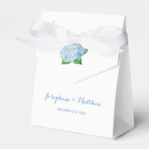 Caixinha De Lembrancinhas Casamento de Hydrangea Azul