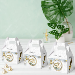 Caixinha De Lembrancinhas Casamento de Natal Branco