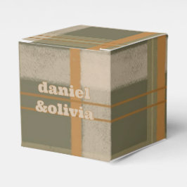 Caixinha De Lembrancinhas Casamento de Padrão de Tartan Celta Escocês