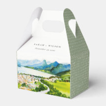 Casamento de Paisagem Rustic Countryside Lake