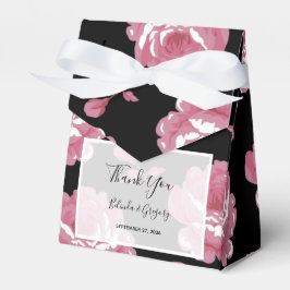 Caixinha De Lembrancinhas Casamento de Rosas Elegante Rosa Vintage