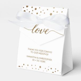 Caixinha De Lembrancinhas Casamento de Script de Amor Personalizado Simples