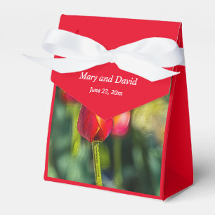 Caixinha De Lembrancinhas Casamento de Tulip Texturizado