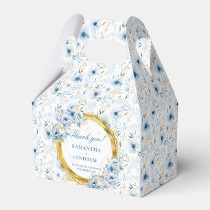 Caixinha De Lembrancinhas Casamento Dourado de Boho Dusty com Aquarela Elega