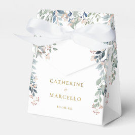 Caixinha De Lembrancinhas Casamento Dourado Elegante Floral Floral