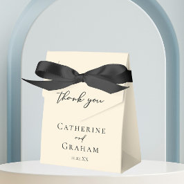 Caixinha De Lembrancinhas Casamento Elegante da Tipografia Negra Minimalista