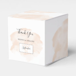 Caixinha De Lembrancinhas Casamento Elegante De Aquarela